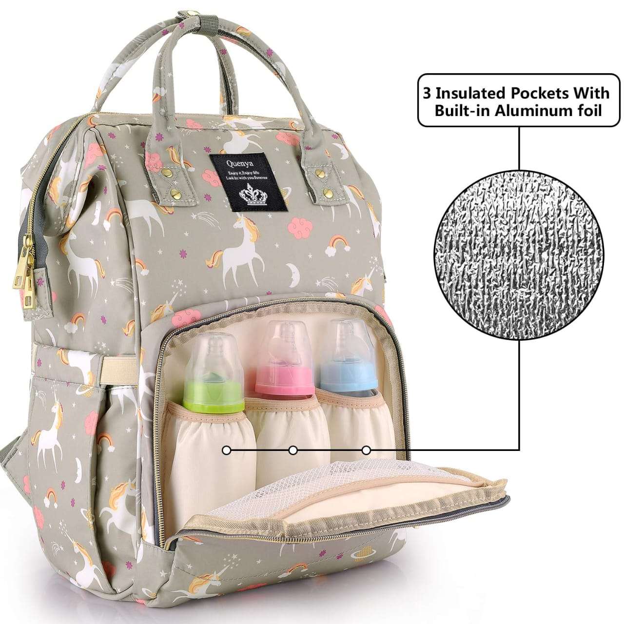 Baby Diaper Bag Pack - Alpaca 🦙