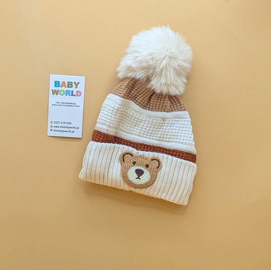 Baby Wool Cap - Bear 🐻 - Winter