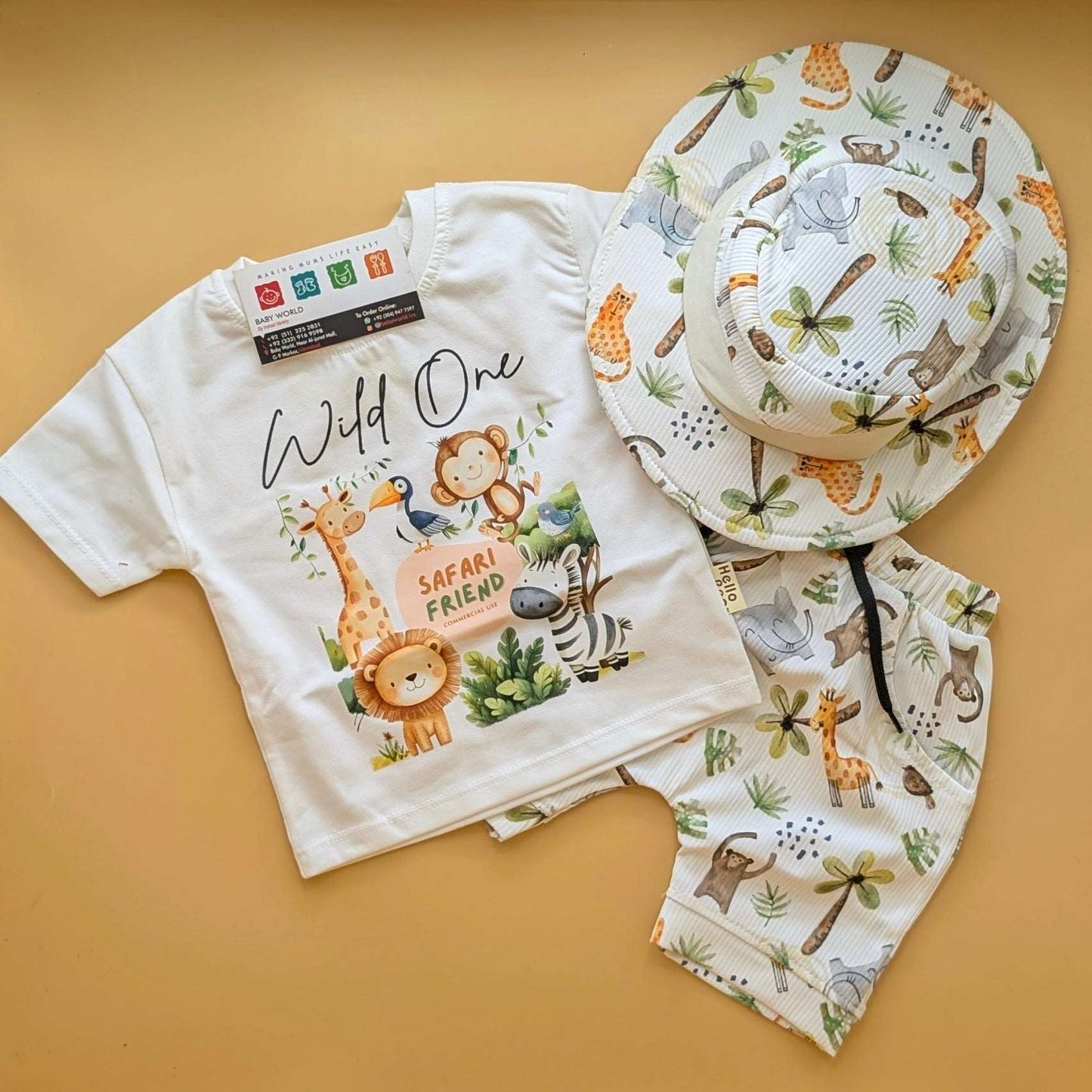 Baby Co-ord Set with Hat - Wil One