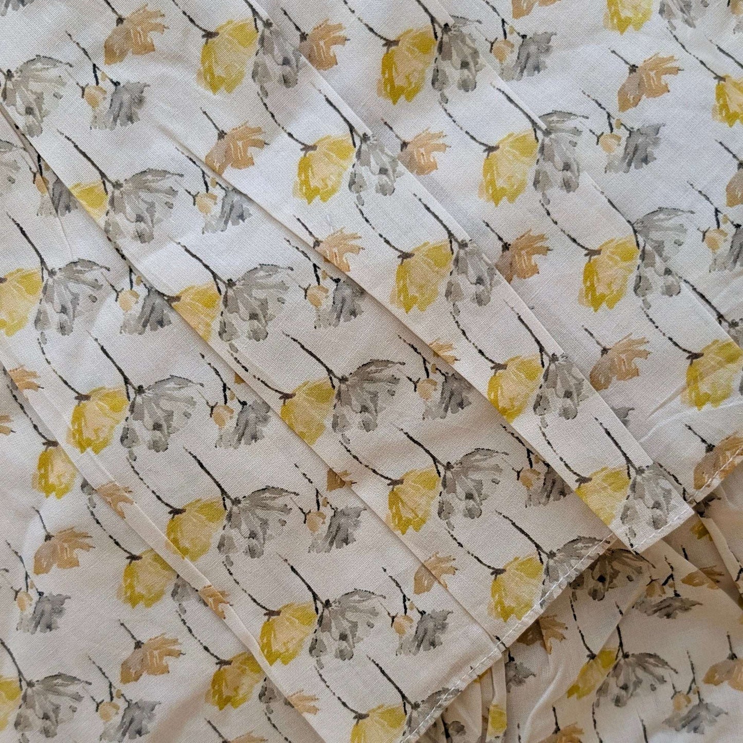 Frock with Pants & Headband - Floral - Beige