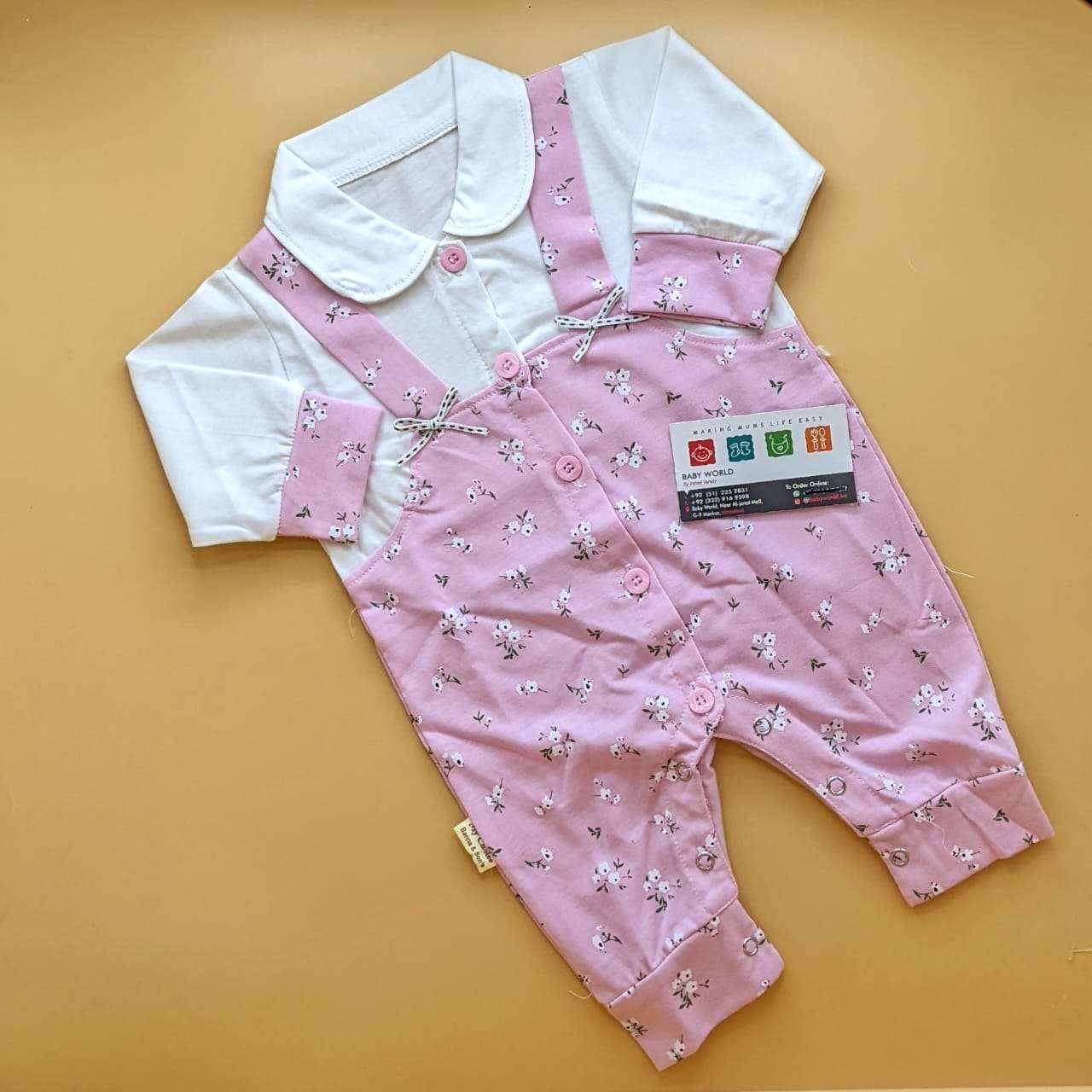 Romper - Floral/Stripes