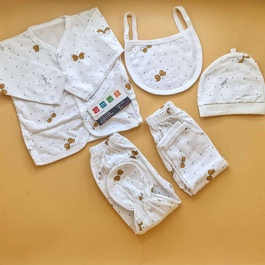 5 Pieces Suit Set - Bow