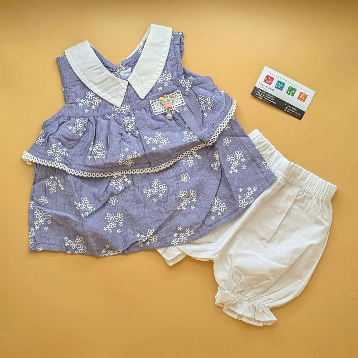 Baby Co-ord Set - Flower Pot