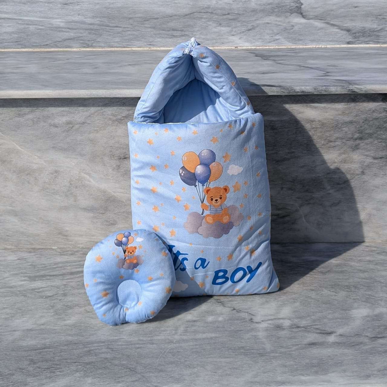 Carry Nest with Pillow - It's a Boy/Girl/Baby
