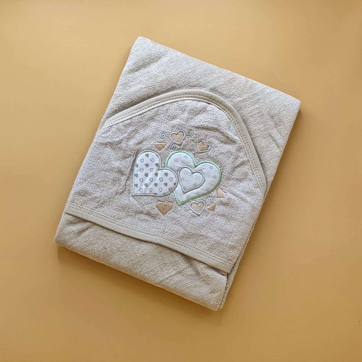 2 in 1 Hooded Wrapping Sheet/Blanket & Bath Towel - Winter