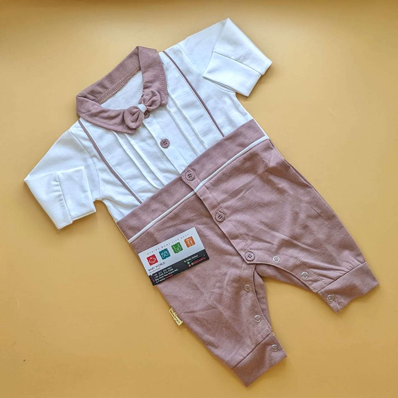 Romper - Bow/Lines