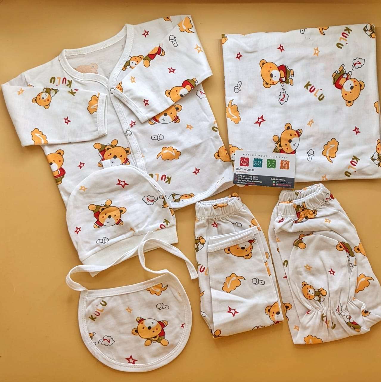 6 Pieces Starter/Suit Set - Kulu Bear