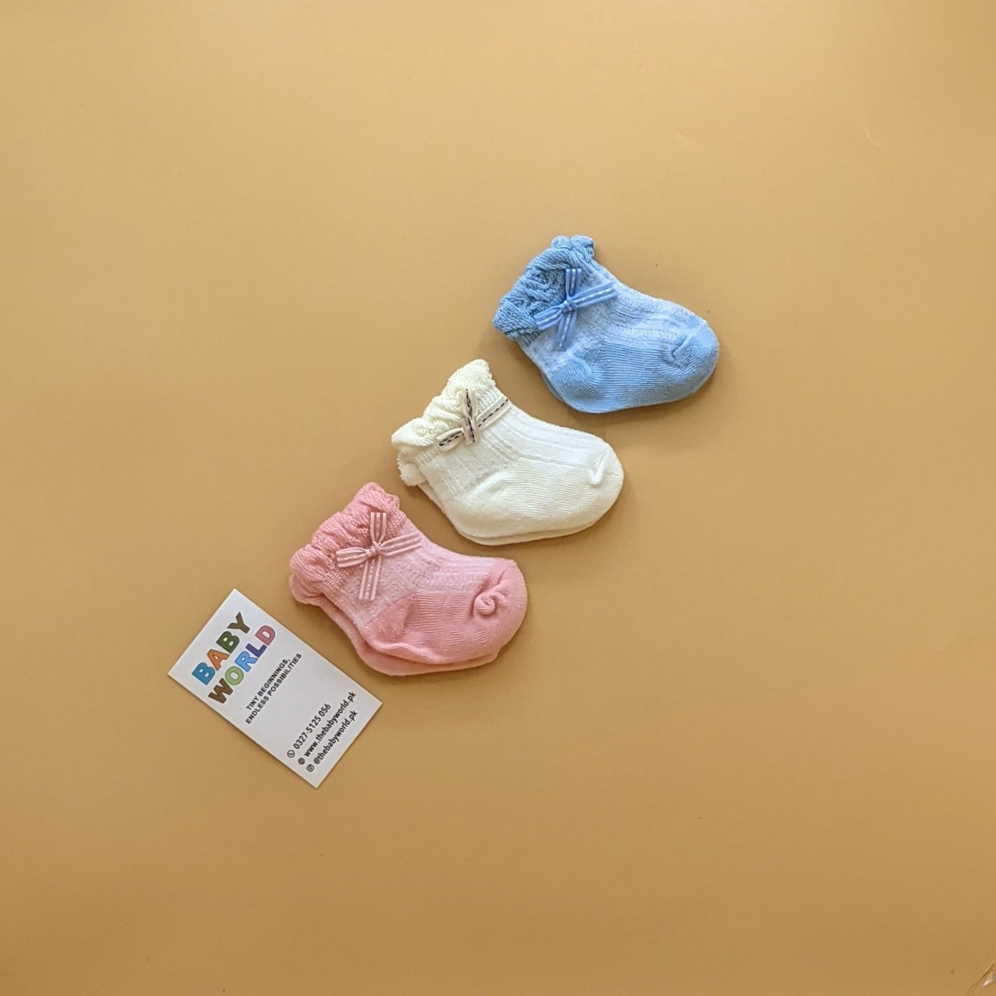 Pack of 3 Socks - Bow