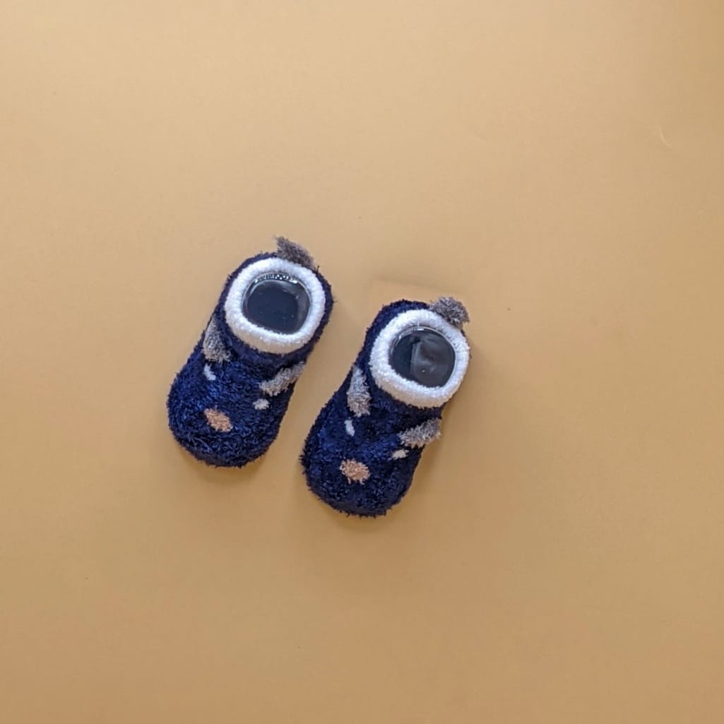 Baby Woolen Booties - Mice - Winter