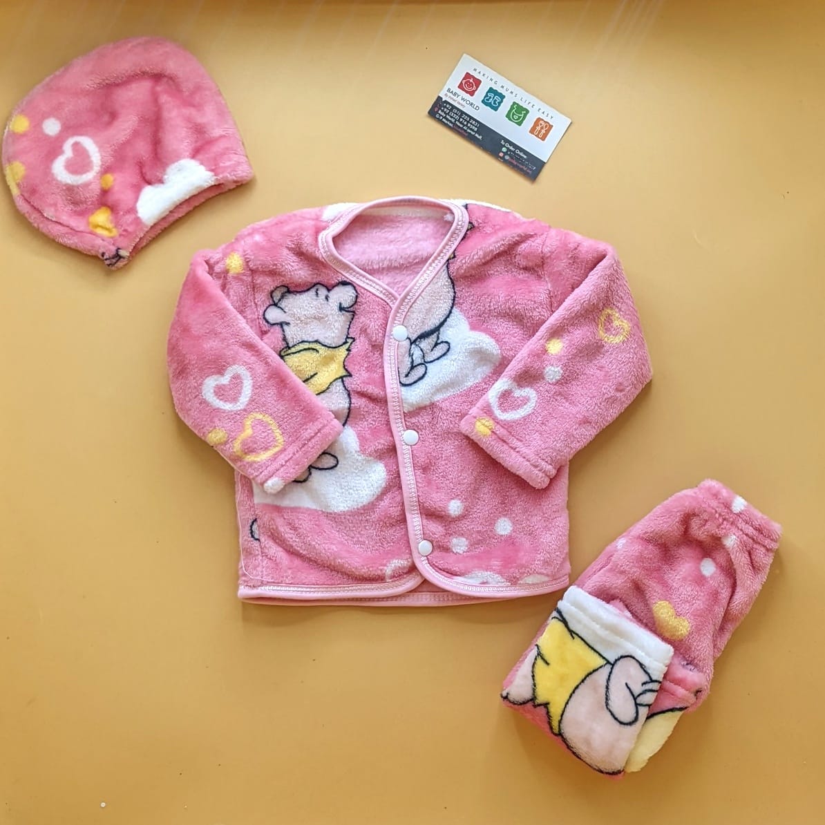 Baby Suit with Cap - Pooh - Winter