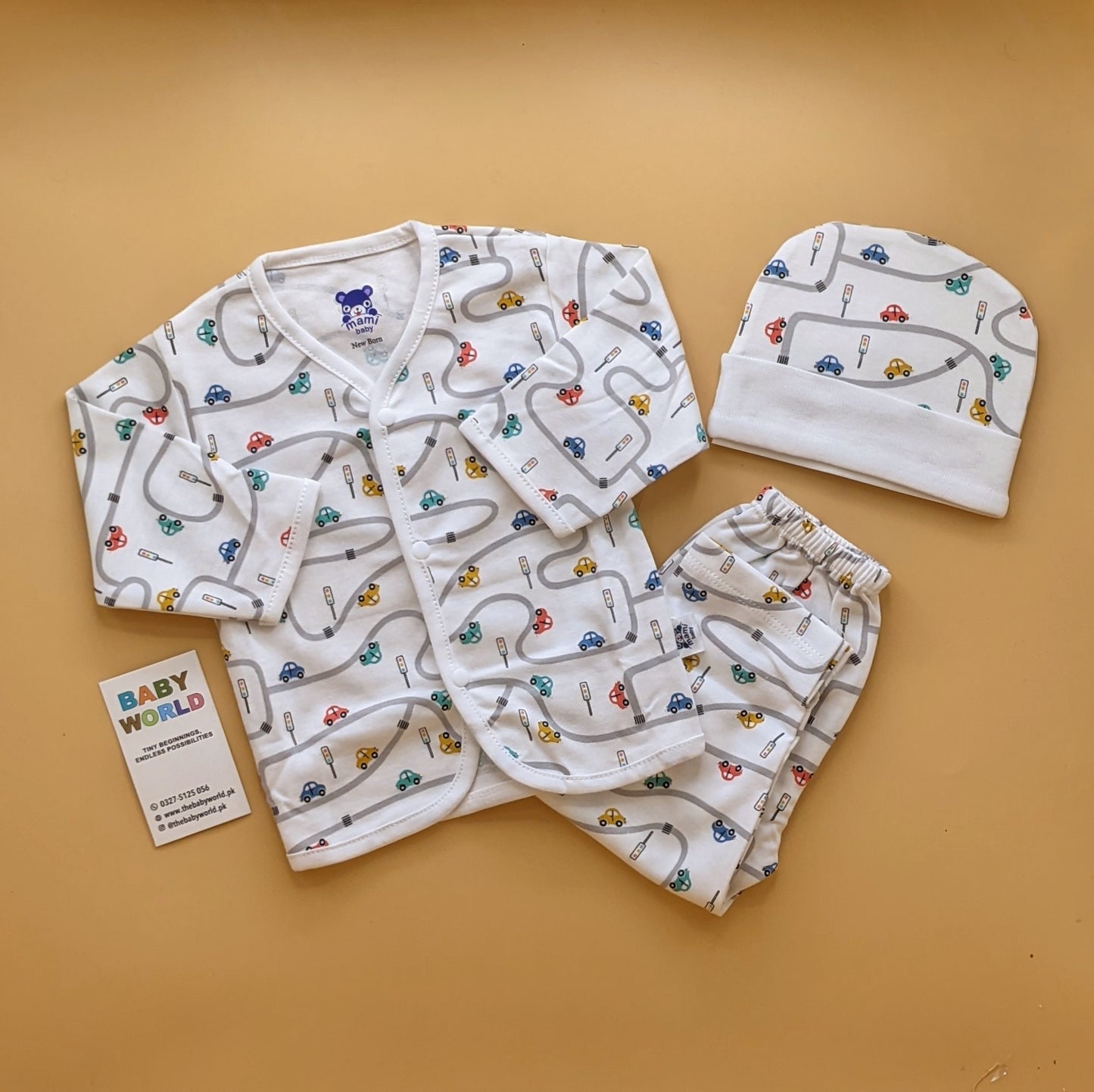 Baby Suit with Cap - Cars š