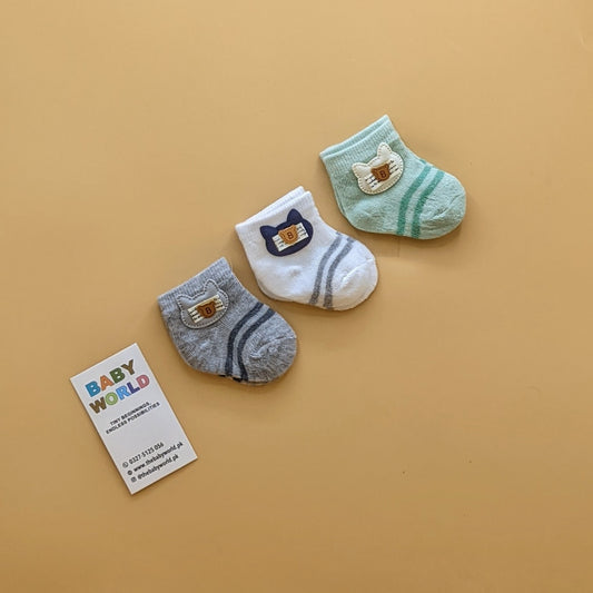 Pack of 3 Socks - Kitty 🐱