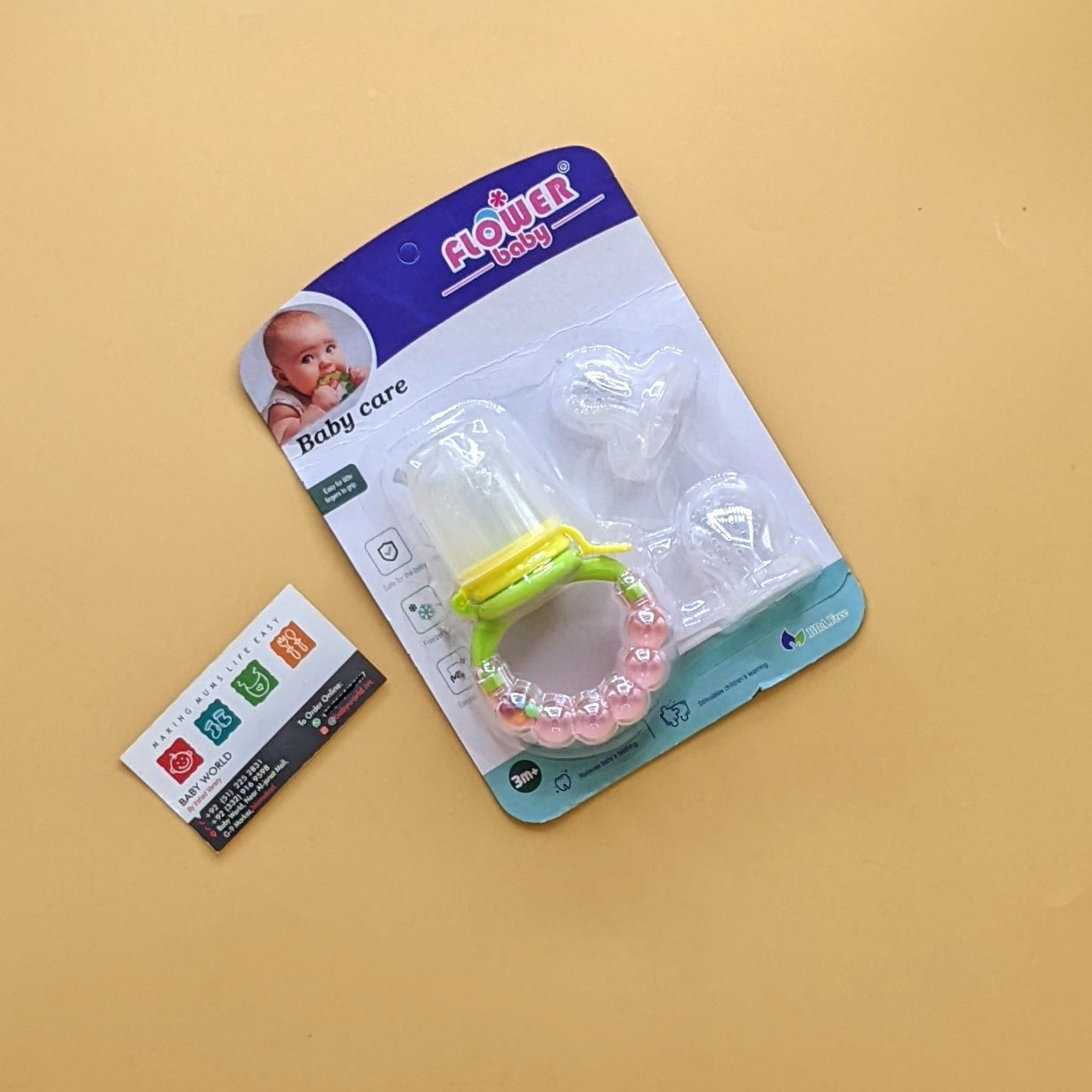 Fruit Pacifier with extra Teat