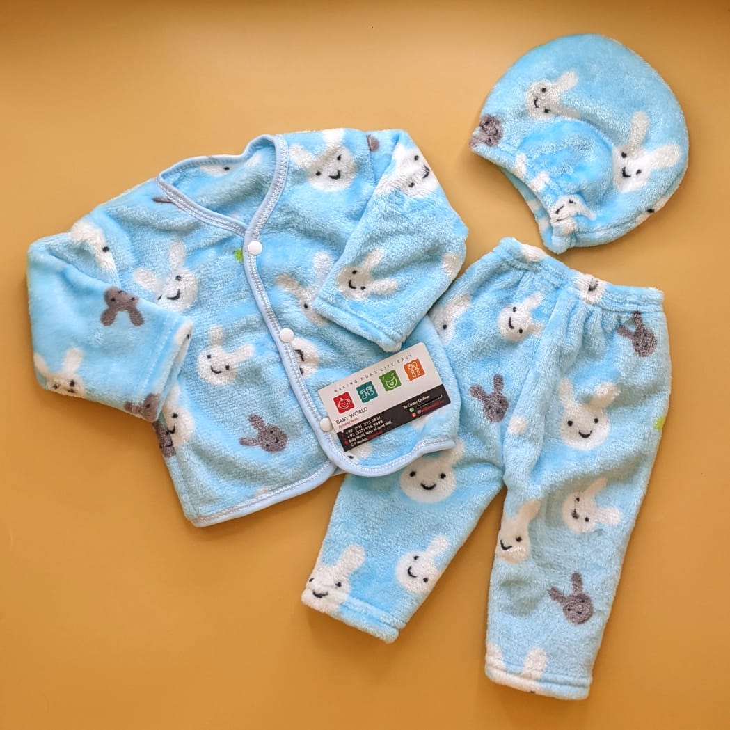 Baby Suit with Cap - Happy Rabbit π° - Winter
