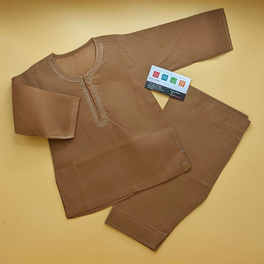 Kameez Shalwar - Dark Brown