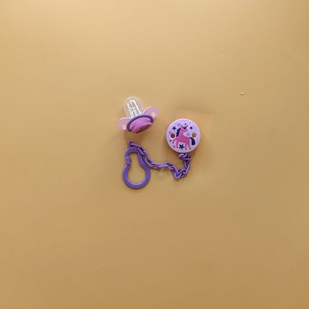 Pacifier with Chain - Circle