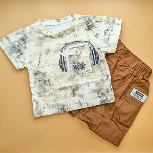 Baby Relaxed Fit Co-Ord Set - Music π§