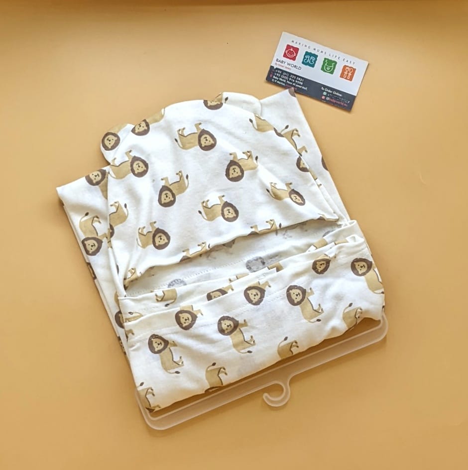 Soft Blended Hooded Wrapping Sheet