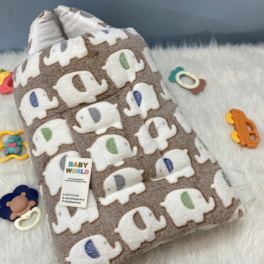 Baby Carry Nest with Hood - Elephant 🐘 - Winter