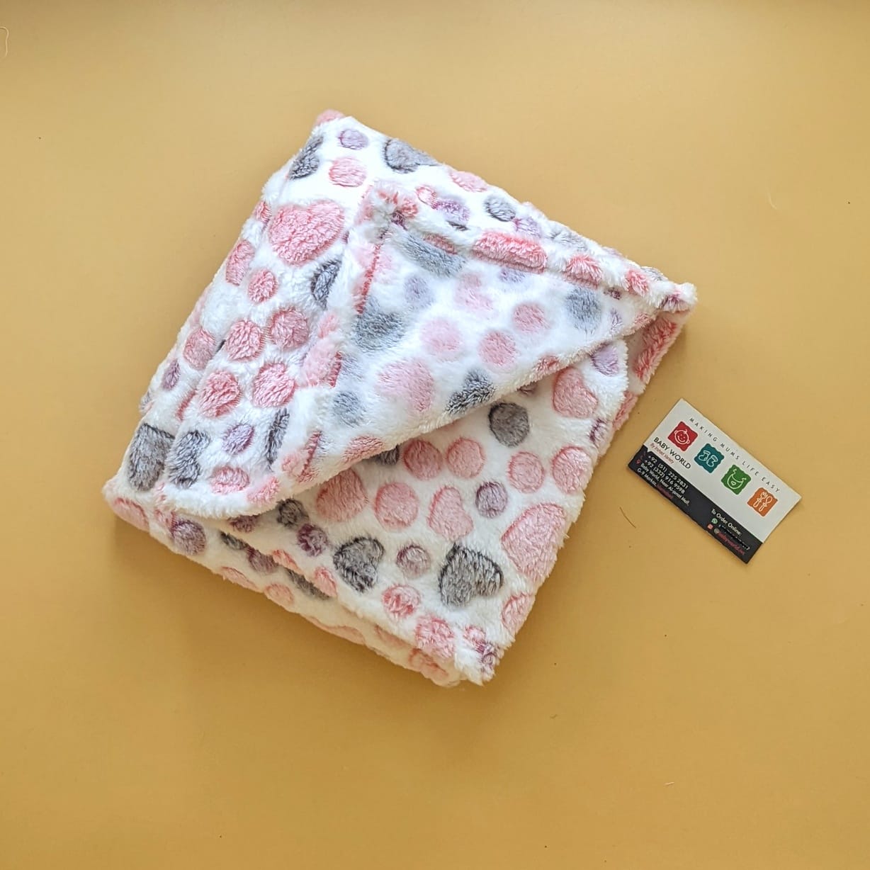 Wrapping Sheet/Blanket - Winter - Hearts/Circle