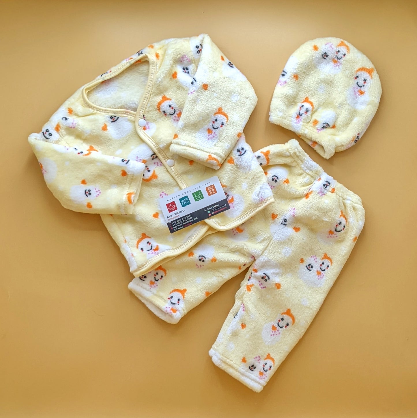 Baby Suit with Cap - Snowman ☃️ - Winter