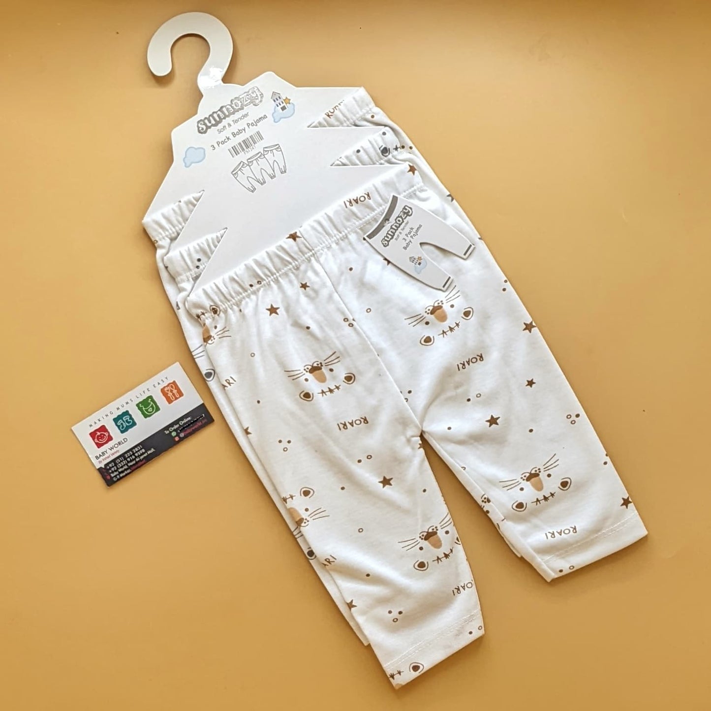 Pack of 3 Pajamas - Roar π¦