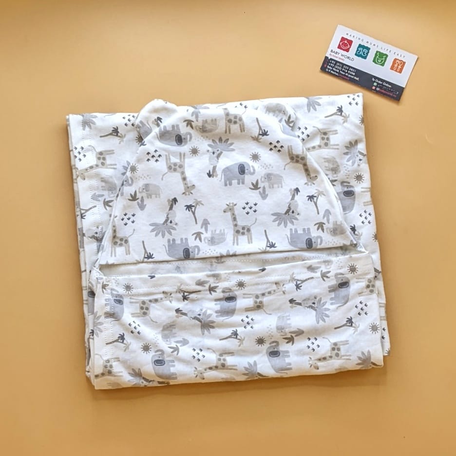 Soft Blended Hooded Wrapping Sheet