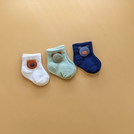 Pack of 3 Socks - Bear 🐻