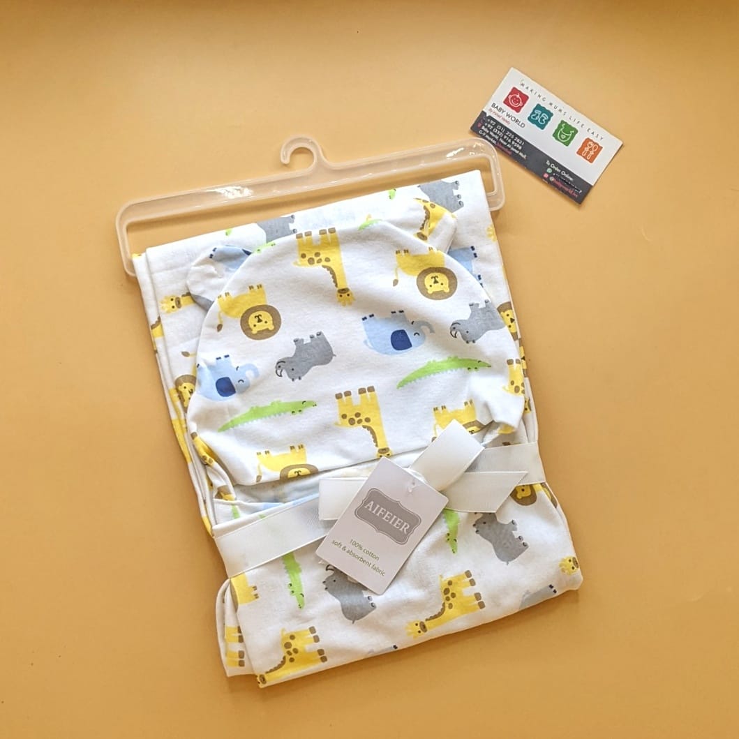 Soft Blended Hooded Wrapping Sheet