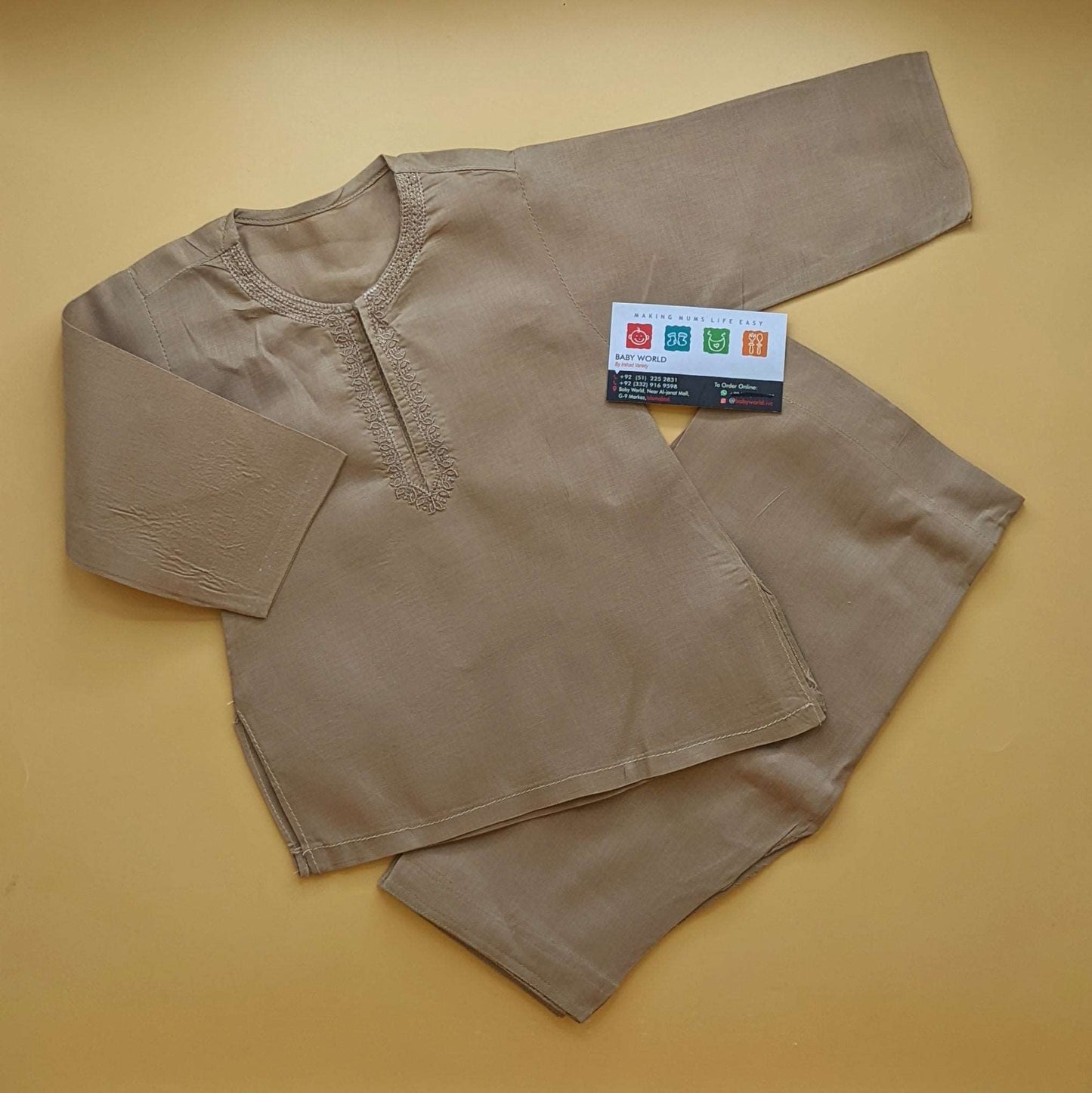 Kameez Shalwar - Brown