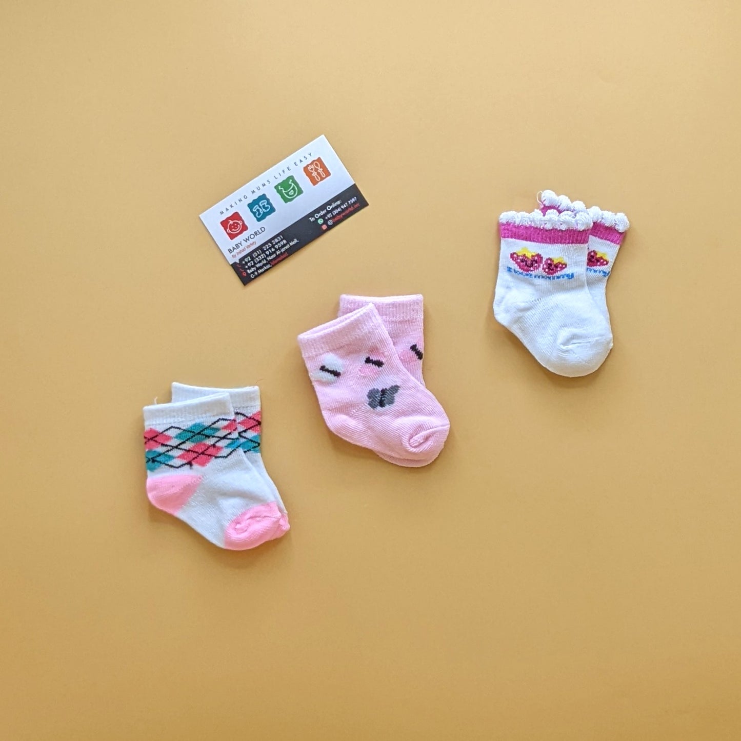 Pack of 3 Socks - Assorted - Girl