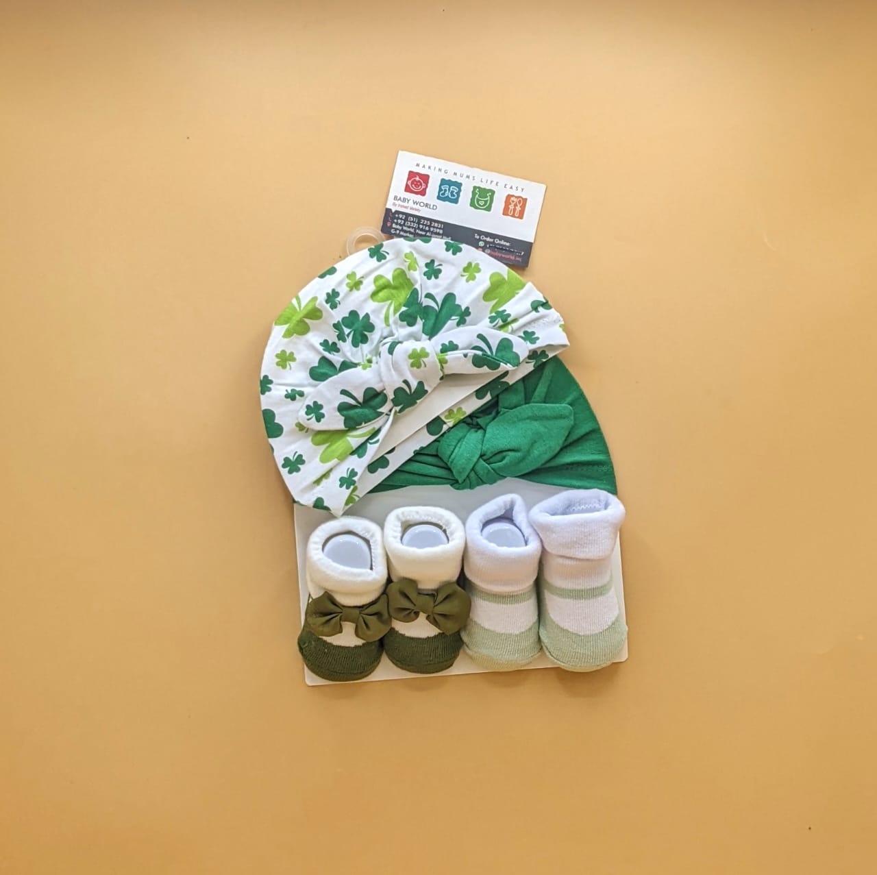 Pack of 2 Caps & 2 Booties