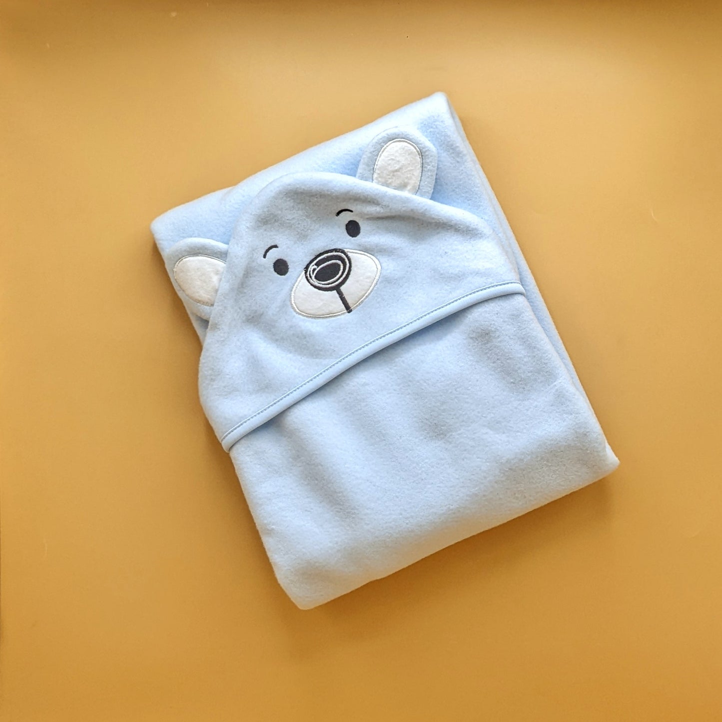 Hooded Wrapping Sheet/Blanket - Winter - Bear π»