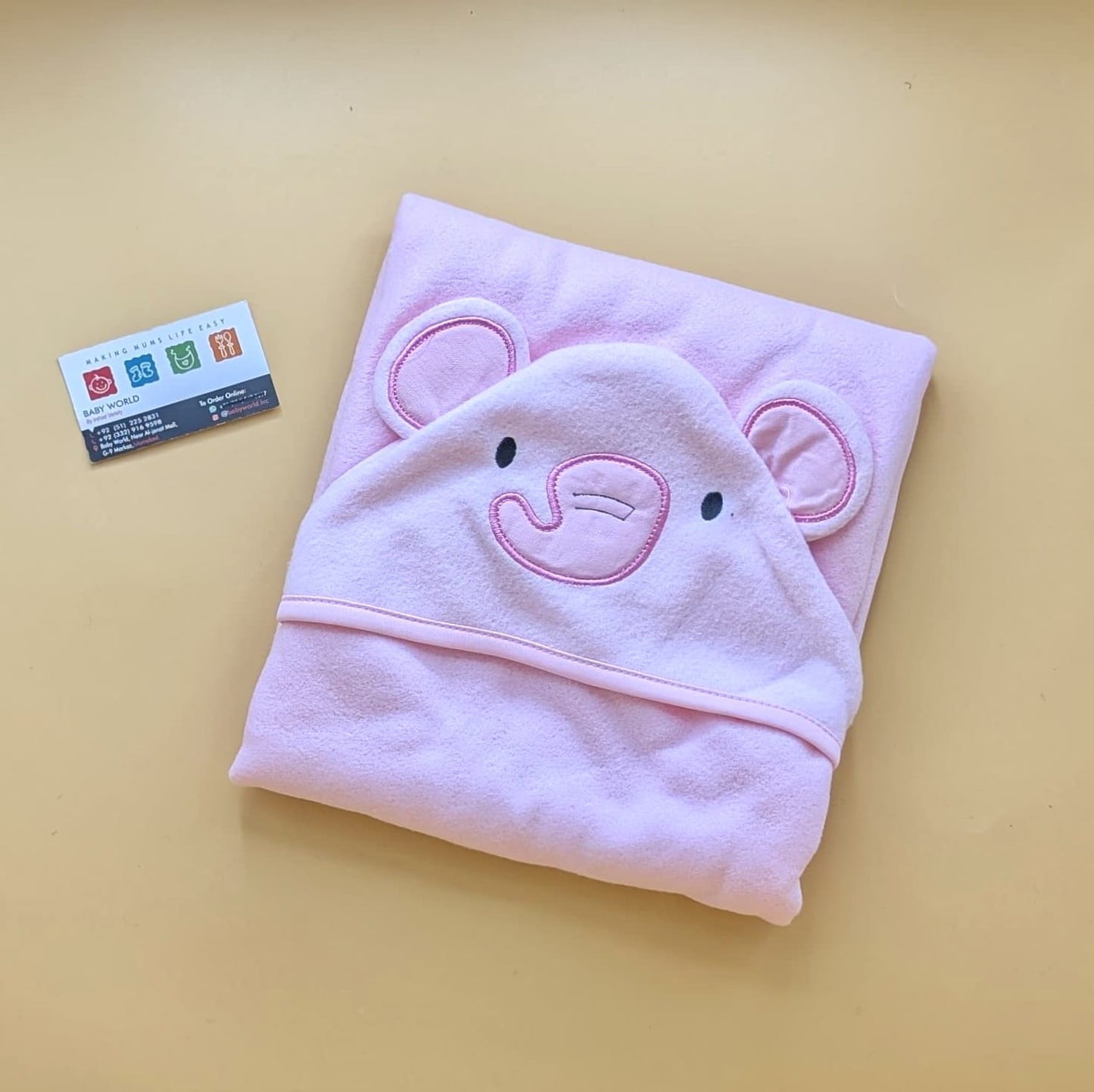 Hooded Wrapping Sheet/Blanket - Winter - Elephant π