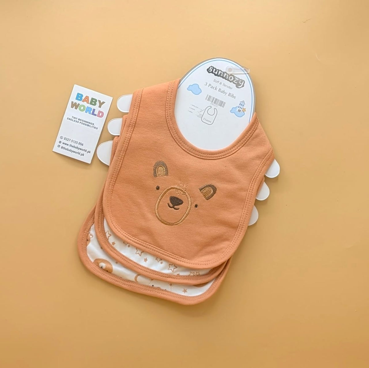 Baby Pack of 3 Bibs