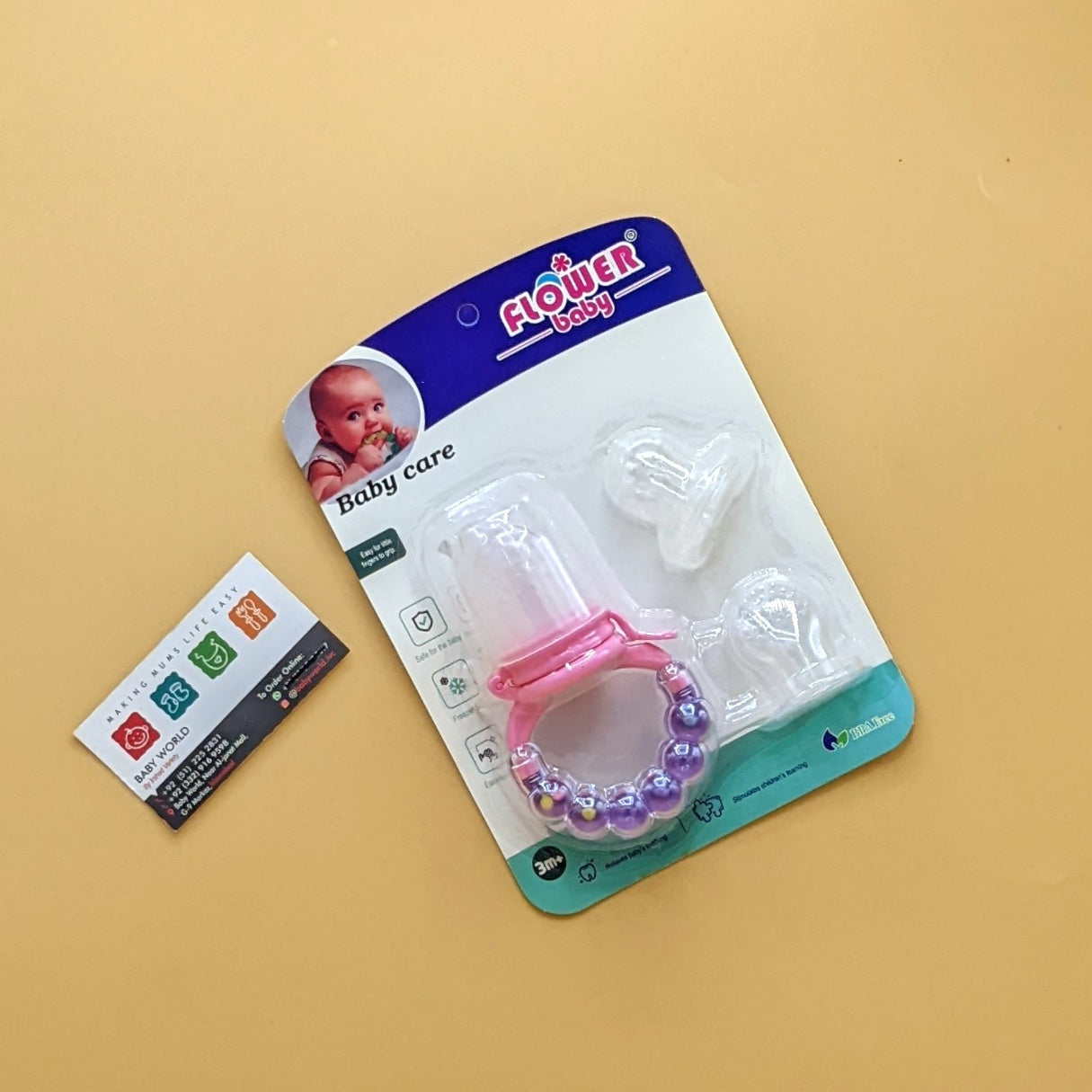 Fruit Pacifier with extra Teat