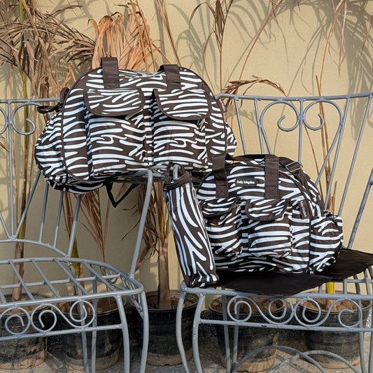 4 Pieces Bag Set - Line Pattern