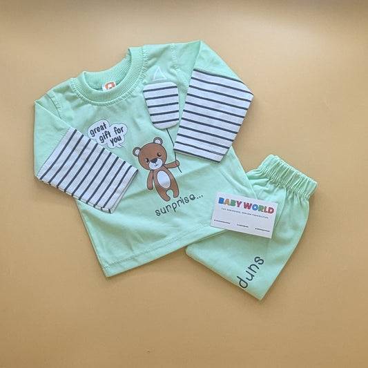 2 Pieces Baby Suit - Bear 🐻