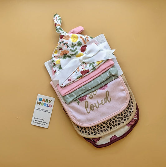 Pack of 3 Bibs & Caps