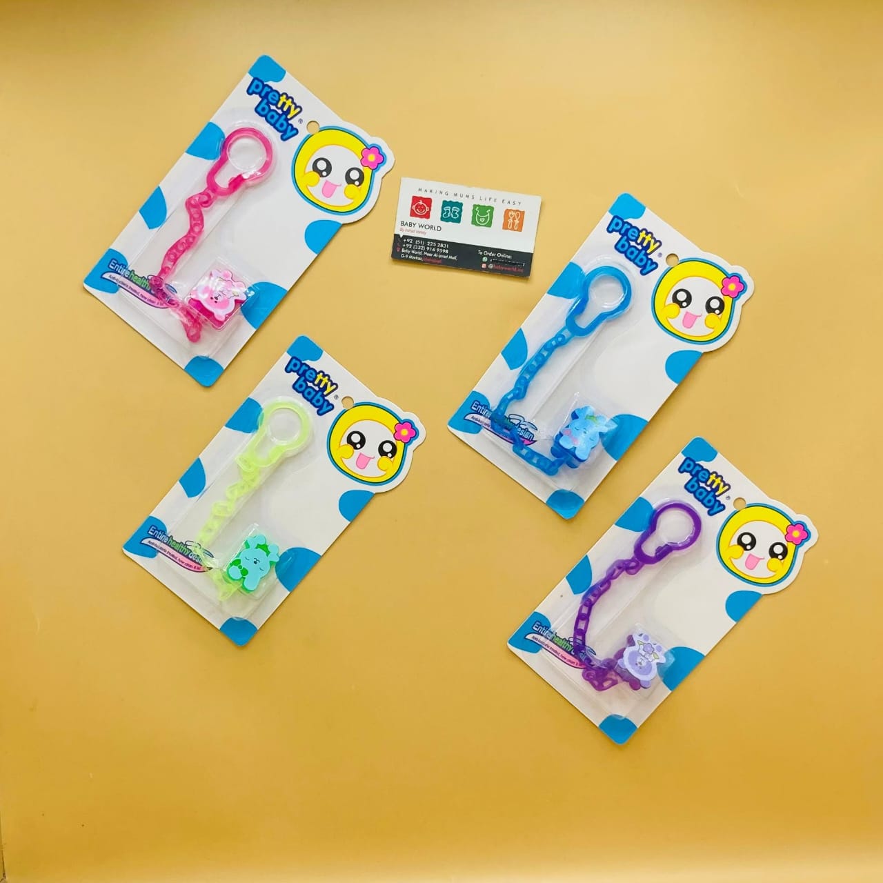 Pacifier Chain - Kitty