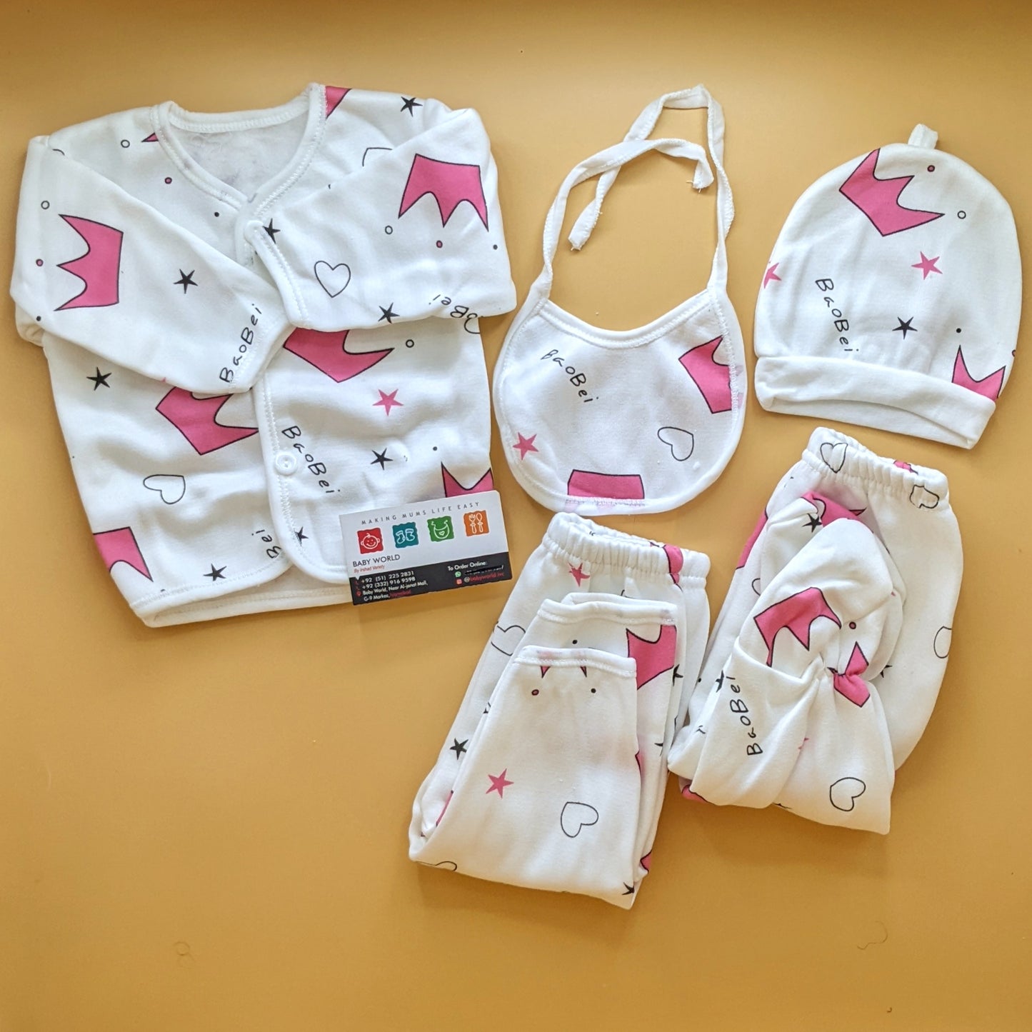5 Pieces Suit Set - Winter - Crown