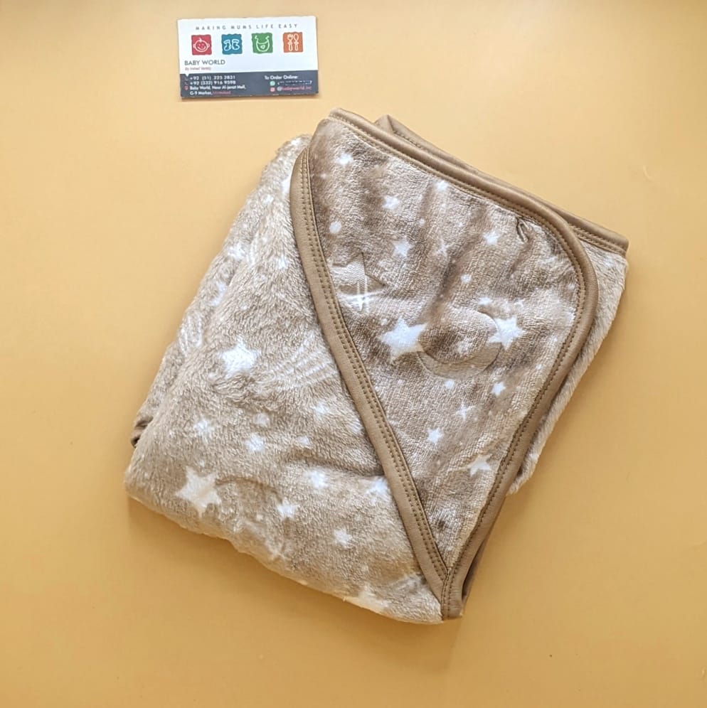 Hooded Wrapping Sheet/Blanket - Winter - Stars ✨