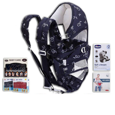 6 in 1 Ergonomic Baby Carrier Multi Position Comfort Support Backpack