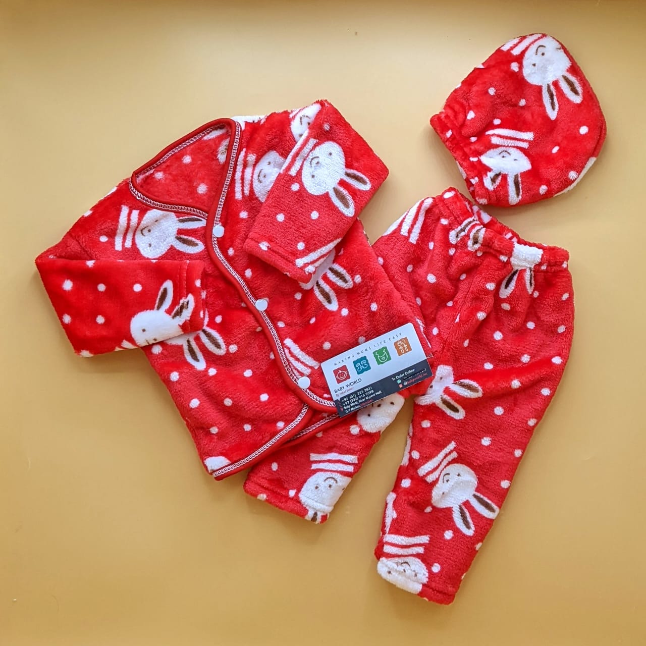Baby Suit with Cap - Rabbit π° - Winter