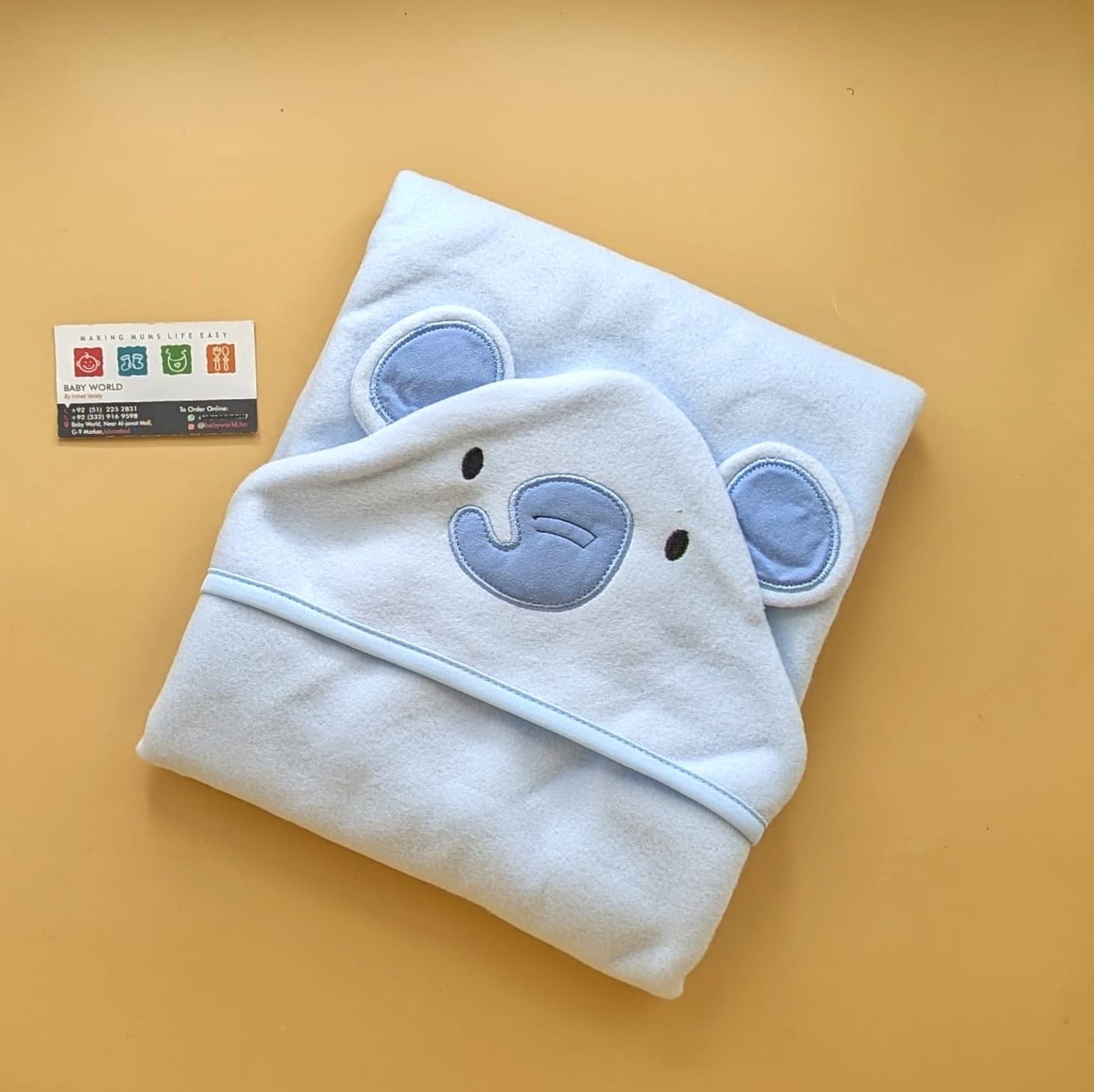 Hooded Wrapping Sheet/Blanket - Winter - Elephant π