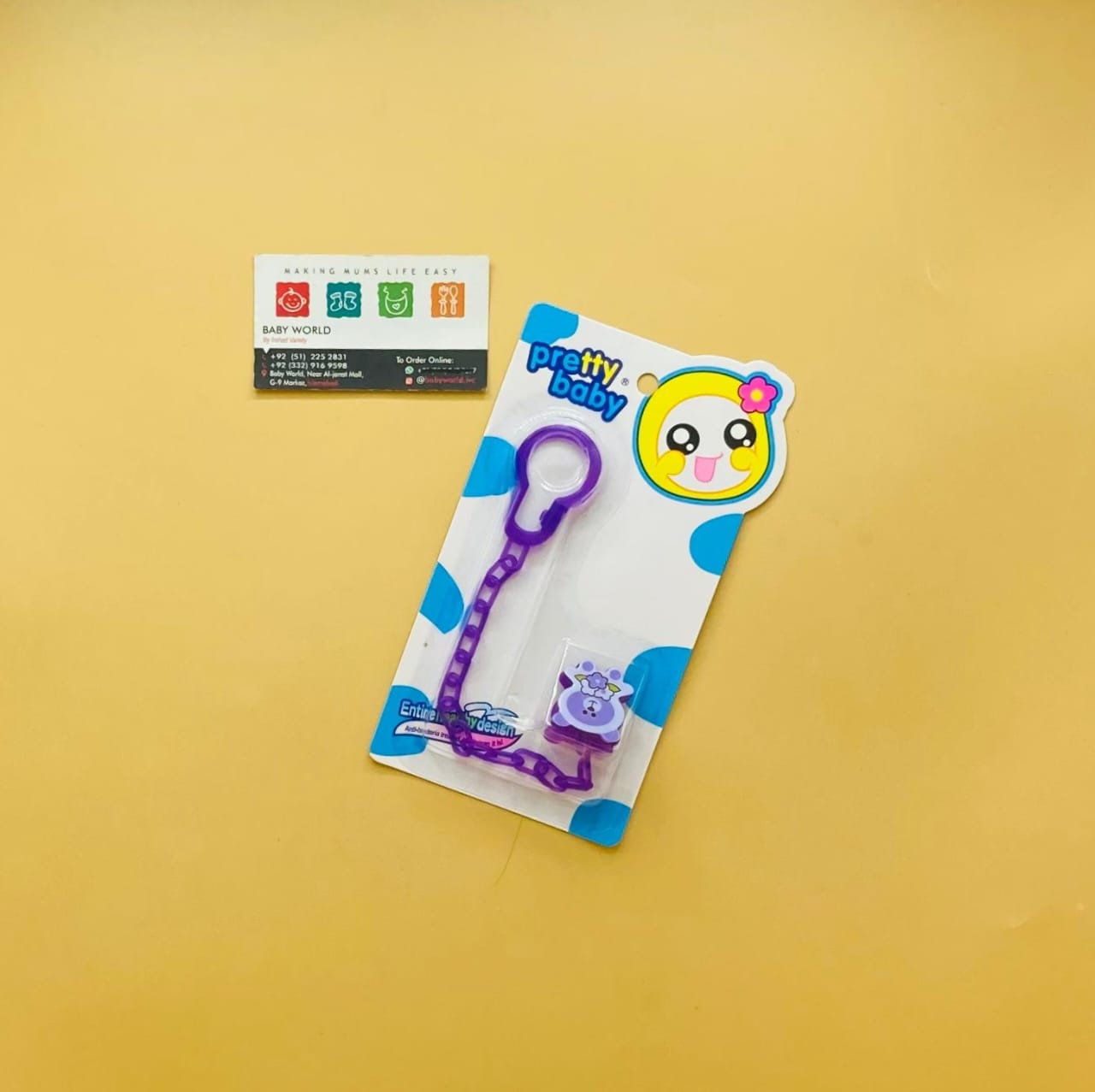 Pacifier Chain - Kitty