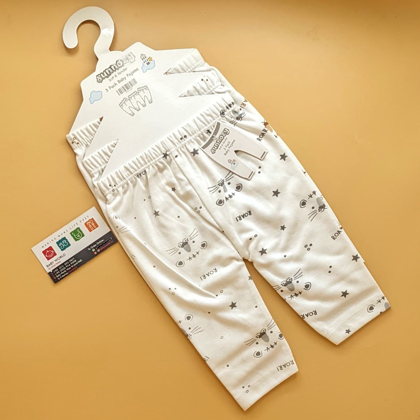 Pack of 3 Pajamas - Roar π¦