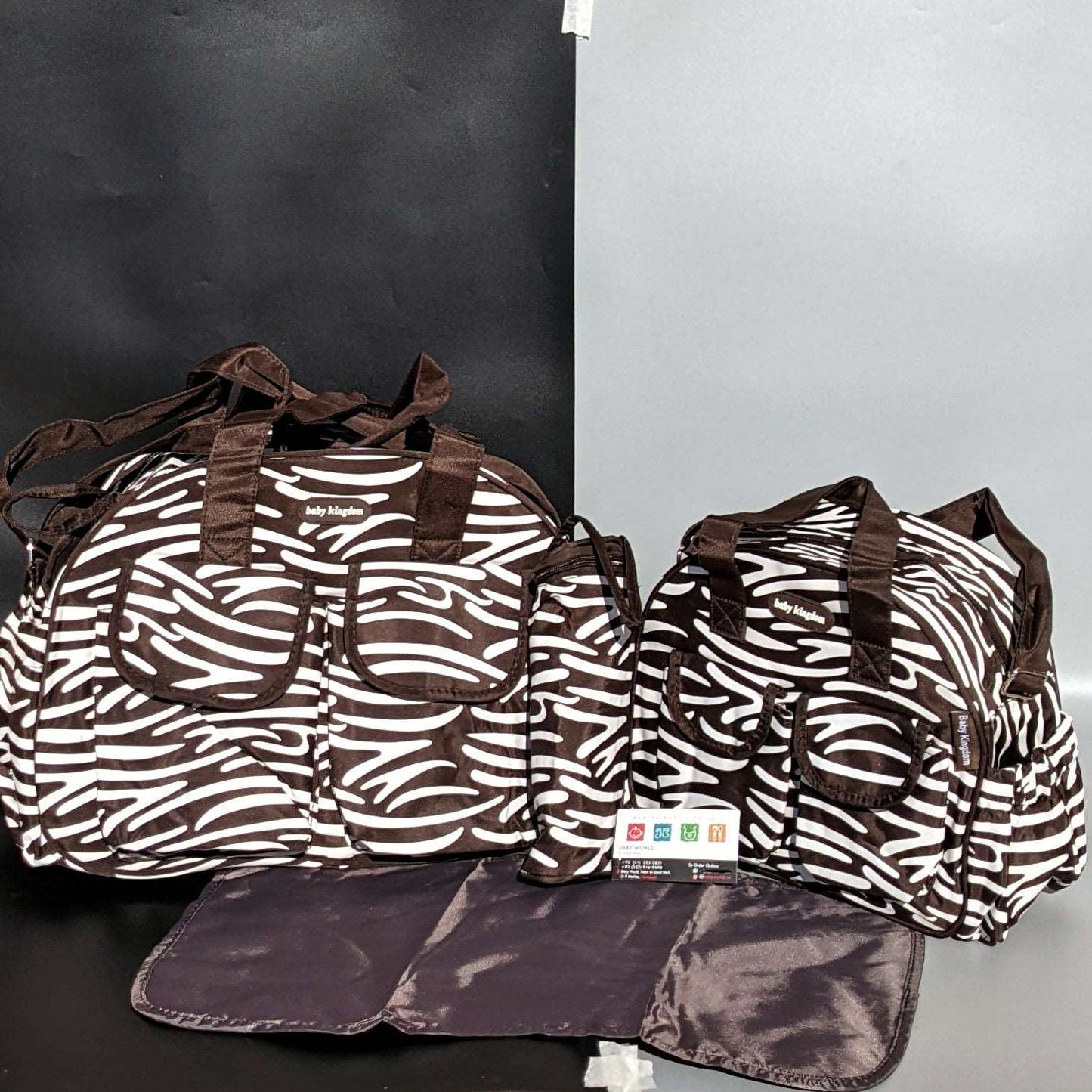 4 Pieces Bag Set - Line Pattern