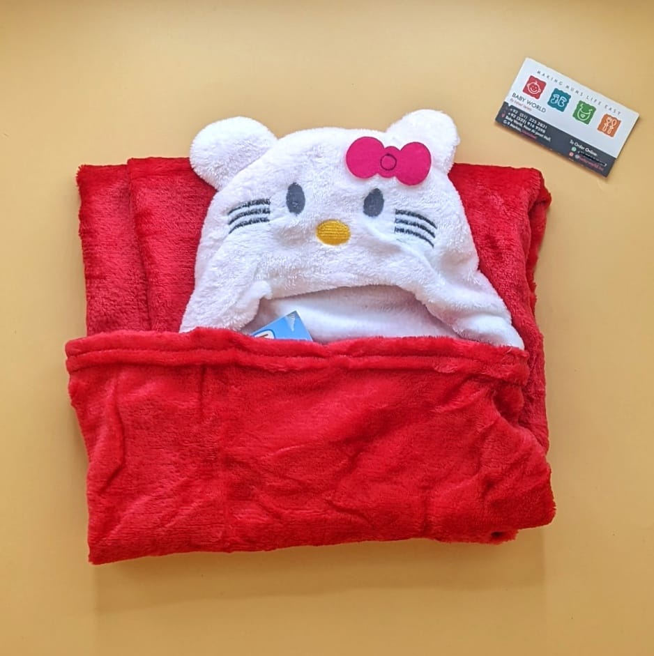 Character Hooded Blanket/Wrapping Sheet - Winter