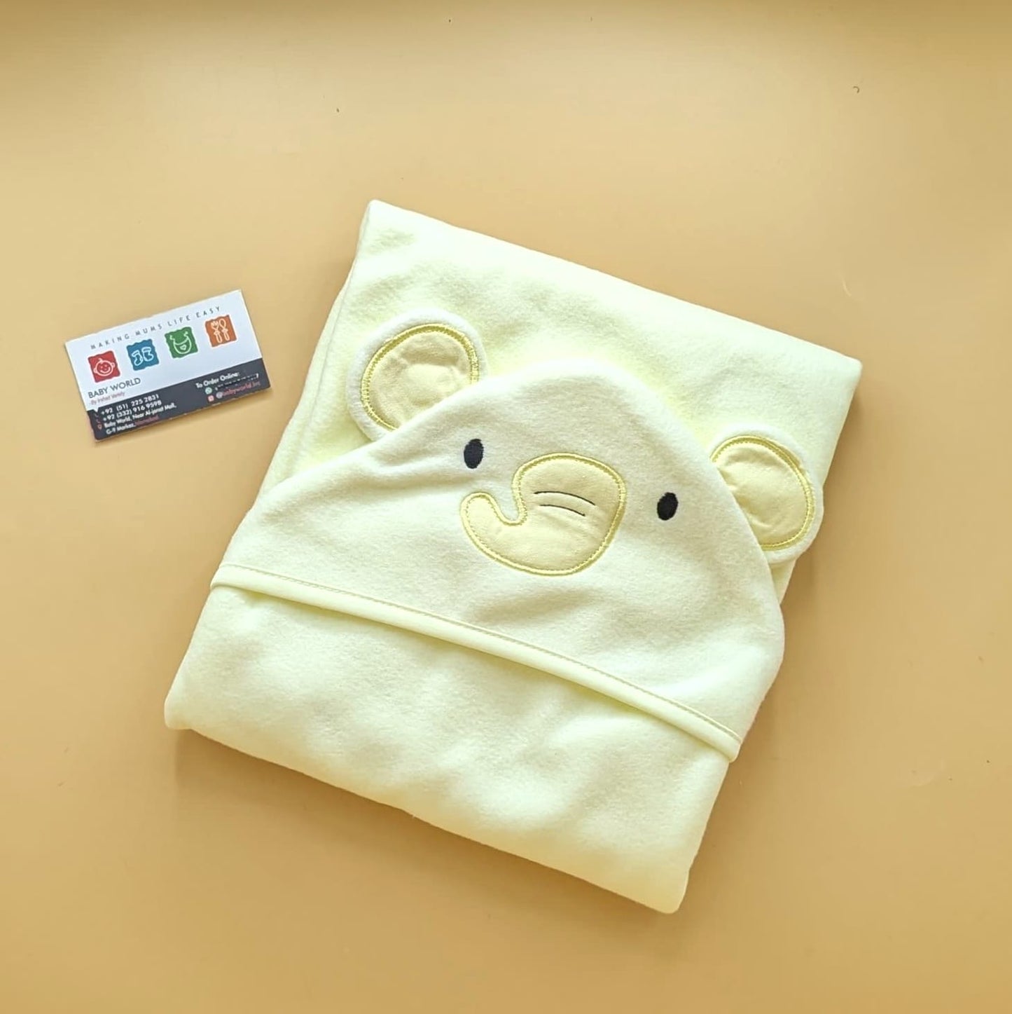 Hooded Wrapping Sheet/Blanket - Winter - Elephant π